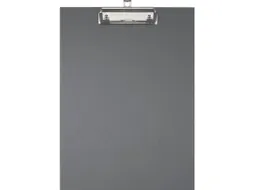 Klemplaat gecoat papier A4 zwart