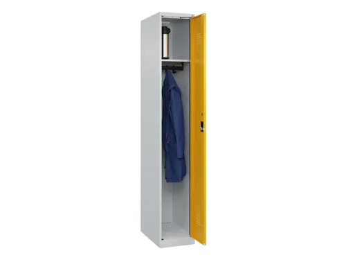 locker,HxBxD 1850x300x500mm,1vak,vak B 300mm,cil.-slot,staand op vloer