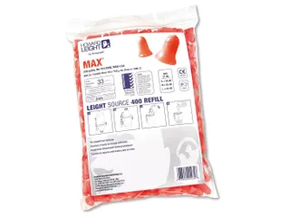 Honeywell Max Lite Disposable Oorpluggen Rood 200 paar navulling - 1