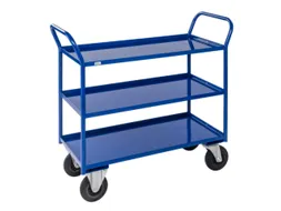 etagewagen,draagverm. 400kg,3etage(s),laadvl. LxB 940x440mm,staaletage