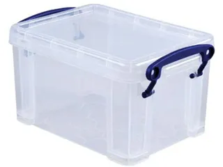 Opbergbox Really Useful 1.6 liter 195x135x110mm transparant wit - 1