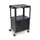 bijzetwagen,HxLxB 610-1060x610x460mm,zwart,2niveau(s)