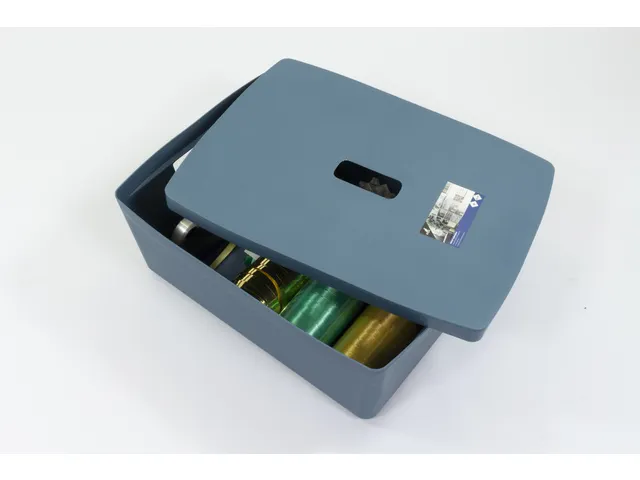 Couvercle Kangaro M PP bleu pour boîte de rangement de 20/28 litres