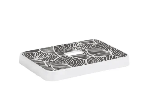 #Sigma Home Deksel 9L+13L+18L+25L Bladeren geprint34,2 x 24,2 x 3,4 cm