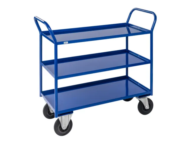 Etagewagen,Draagverm. 400Kg,3Etage(S),Staaletage,Blauw