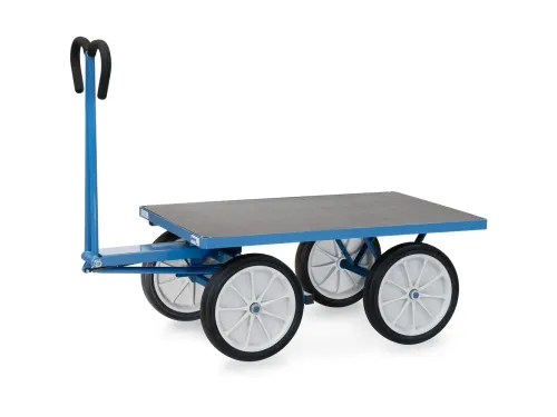 Handtrekwagens 6404v 4 Wielen 1000kg 1200x800mm Massief Rubber
