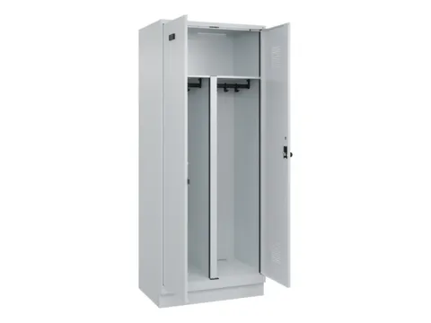 PBM-locker,HxBxD 1950x800x500mm,2vak,vak B 400mm,draaigrendel