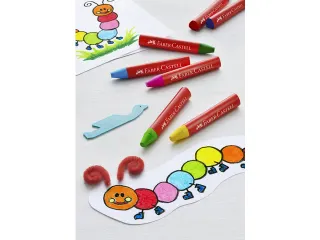 Waskrijt Faber-Castell Jumbo in opbergbox á 24 stuks - 9