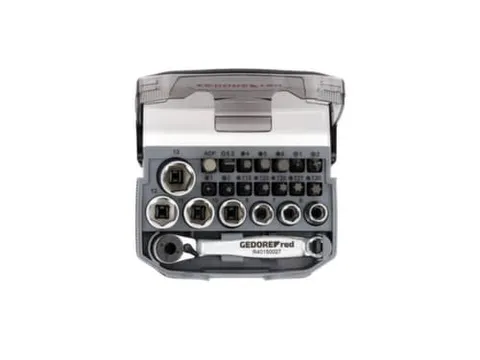 GEDORE R49005023 Jeu de clés à douilles 1/4 6-13mm +embouts 23pièce