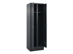 locker voor scheiding van kleding,HxBxD 1950x600x500mm,2vak