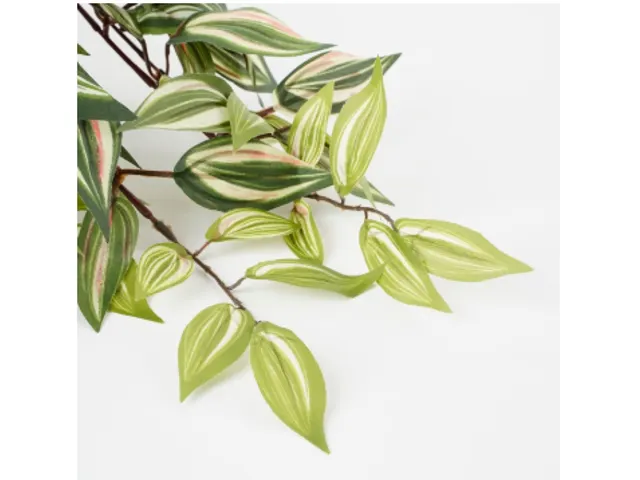 Kunstplant Mica Tradescantia hangend groen 45x25cm