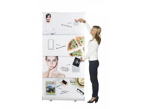 Magnetische brochurehouder A5 staand