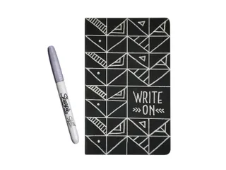 Viltstift Sharpie Fijne punt rond 0.9mm Metallic Goud op blister - 2