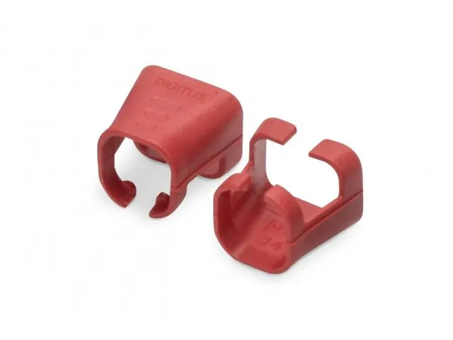 Kleurclips voor RJ45-kabels Rood verpakking van 100 stuks