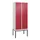Z-garderobekast,HxBxD 2120x800x500mm,vak B 200/400mm,cil.-slot
