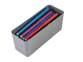 Q-line basket 0,85L grijs - 18,3x7x7,6cm - 2