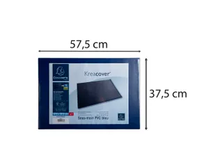 Onderlegger PVC 375x 575 KreaCover blauw - 10