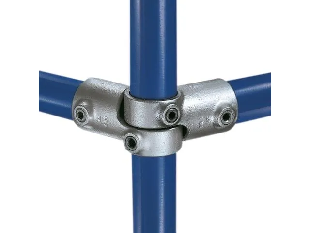 Kruisfitting 1 Doorgang 2 Insteken 90-180° Draaibaar Buismaat 1 1/2