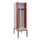 PBM-locker met bank,HxBxD 2120x600x815mm,2vak,vak B 300mm