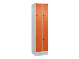 dubbeldekse locker,HxBxD 1950x500x500mm,2x2vak.,vak B 250mm