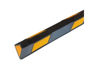 parkeerplaatsbegrenzing,B 900mm,recyclebaar rubber,zwart/geel - 2