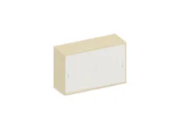 schuifdeurkast,HxBxD 770x1200x430mm,decor romp esdoorn,decor front wit