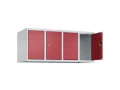 opzetkast,v. locker,4vak.,vak B 300mm,HxBxD 500x1200x500mm
