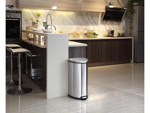 Pedaalemmer Grace 35 Liter Mat RVS