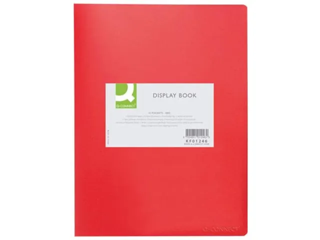 Showalbum Personaliseerbaar A4 10 Tassen Rood