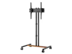 Trolley voor TV’s en monitoren, voor schermen 34 inch–55 inch, VES
