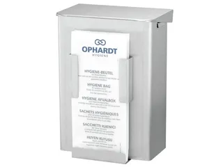 Hygiënebak 6 liter RVS + zakjeshouder AB 6 HB 1 E ingo-man versie - 1