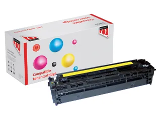 Tonercartridge Quantore alternatief tbv HP CB542A 125A geel - 1