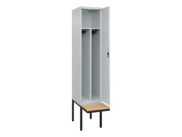 locker voor scheiding van kleding,HxBxD 2120x400x815mm,1vak