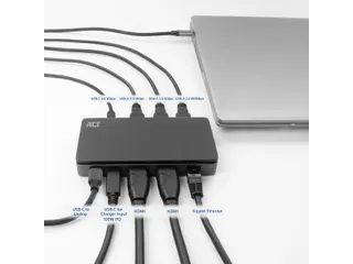 Dockingstation ACT USB-C 4K MST voor 2 HDMI monitoren - 12
