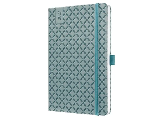Weekagenda Flair A5 2027 (NL/FR/EN/DU) Ocean Blue Hardcover