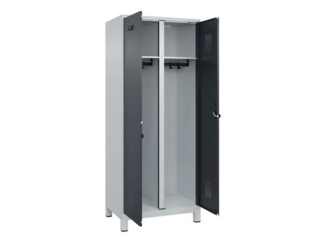 locker voor scheiding van kleding,HxBxD 1950x800x500mm,2vak