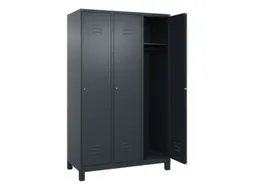 locker,HxBxD 1950x1200x500mm,3vak,vak B 400mm,cil.-slot,voeten