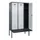 locker met bank,HxBxD 2120x1200x815mm,3vak,vak B 400mm,cilinderslot