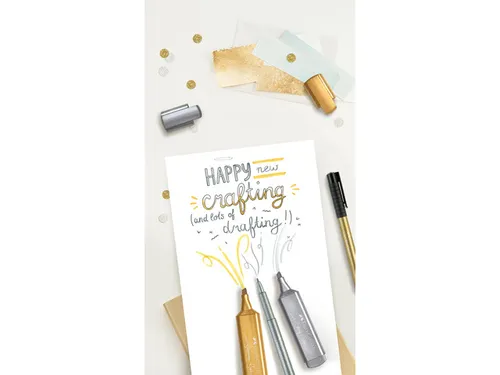 Tekenstift Fc Pitt Artist Pen Goud