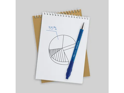 Balpen Paper Mate Flexgrip Ultra medium blauw blister à 5 stuks