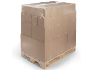 Pallet Krimphoes 100µm 1300mmx2500mm Zijvouw 550mm Rol 25 Stuks - 2
