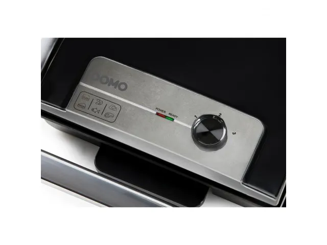 Multifunctionele Contactgrill Inox Zwart