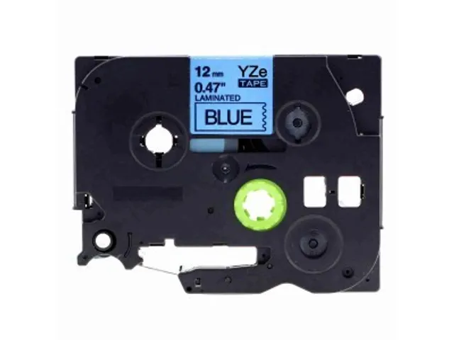Ruban étiqueteuse compatible Brother TZE-531 12mm noir sur bleu