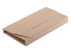 Wikkelverpakking Cleverpack A5 Met Zelfklevende Strip Bruin 25 Stuks