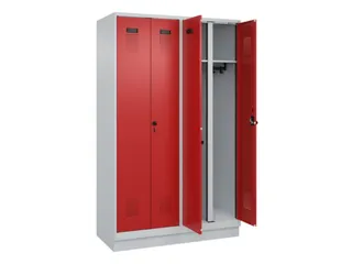locker voor scheiding van kleding,HxBxD 1950x1200x500mm,4vak - 1