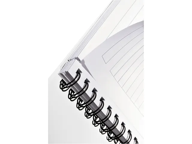 Cahier Leitz WOW A5 ligné spirale PP blanc