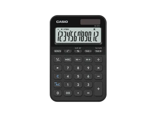 Rekenmachine Casio MS-20YC-BK zwart