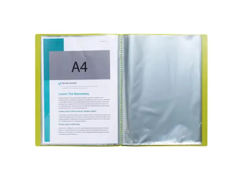 Porte-vues A4 40 vue s PP Pop'Nco assort.