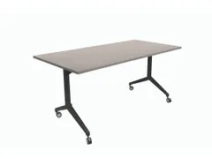 Schaffenburg Klaptafel 140x80cm Blad Grijs 25mm Frame Zwart