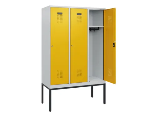 schoollocker,HxBxD 1950x1200x500mm,3vak,vak B 400mm,cil.-slot